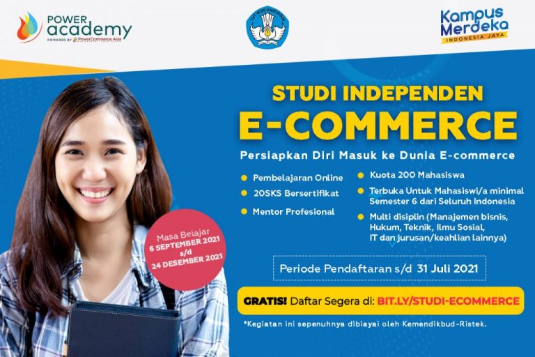 Program Studi Independen E-Commerce, persiapkan diri masuk ke dunia e-commerce (Sumber: Studi Independen E-Commerce)